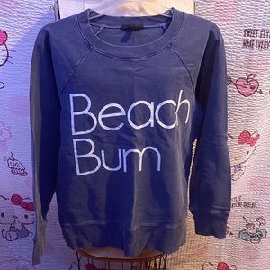 J. Crew Beach Bum Blue Crewneck